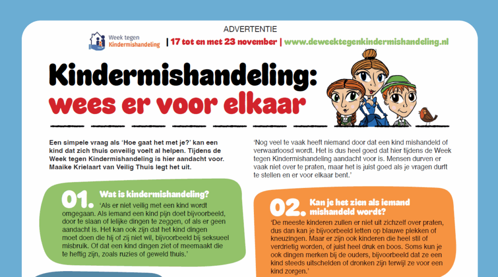 Kidsweek Week tegen kindermishandeling
